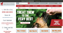 Desktop Screenshot of 1800bullysticks.com