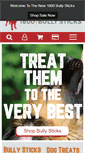 Mobile Screenshot of 1800bullysticks.com